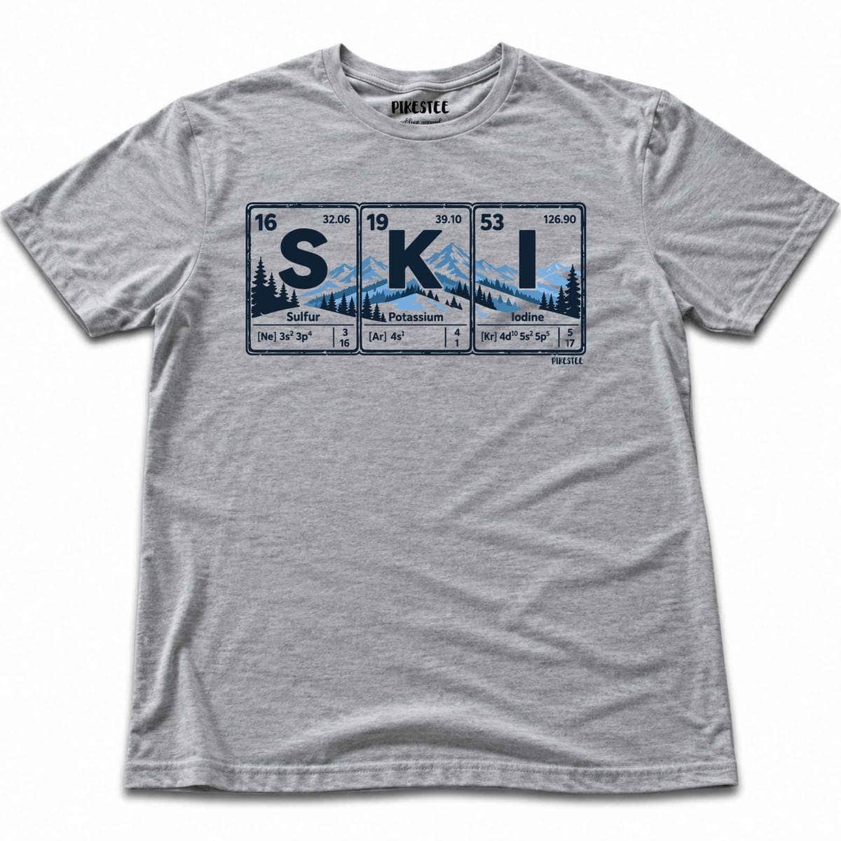 Skielement Landscape T-shirt - Sport Grey