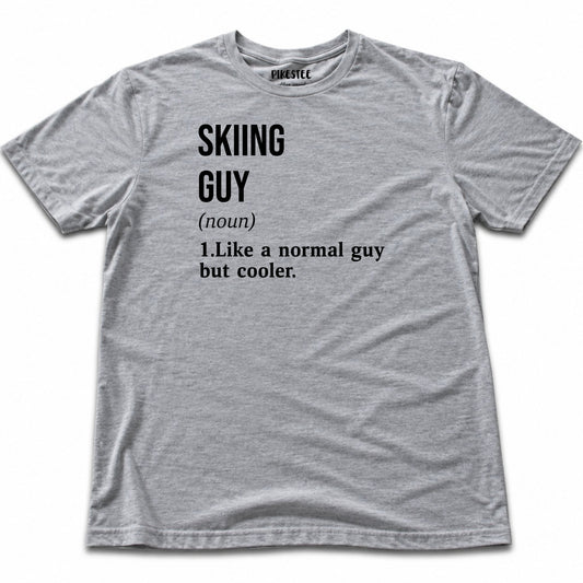 Skiing Guy Definition T-shirt
