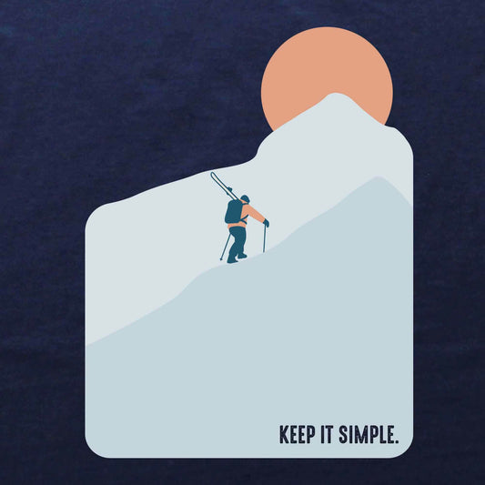 Keep It Simple Ski Walk T-shirt