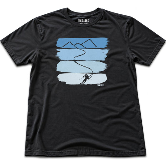 Gradient Ski Path T-shirt