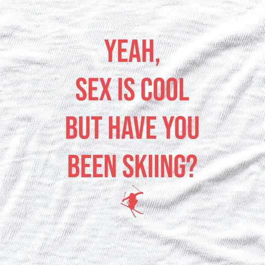 Have You Been Skiing T-shirt - White - hero