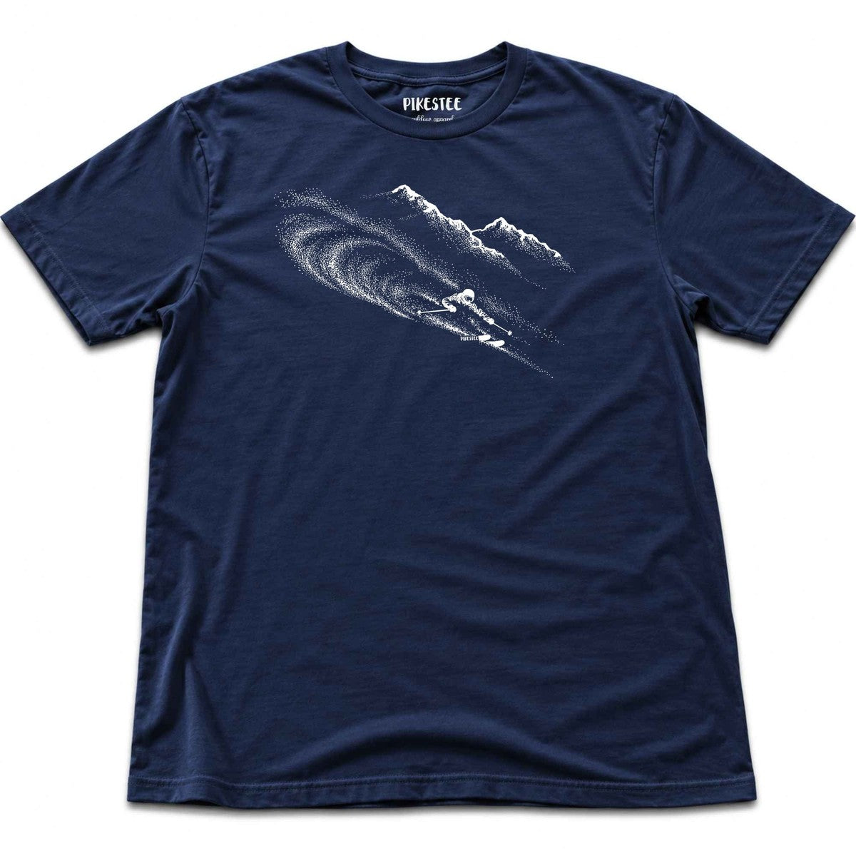 Ski Flow Mountain T-shirt - Navy