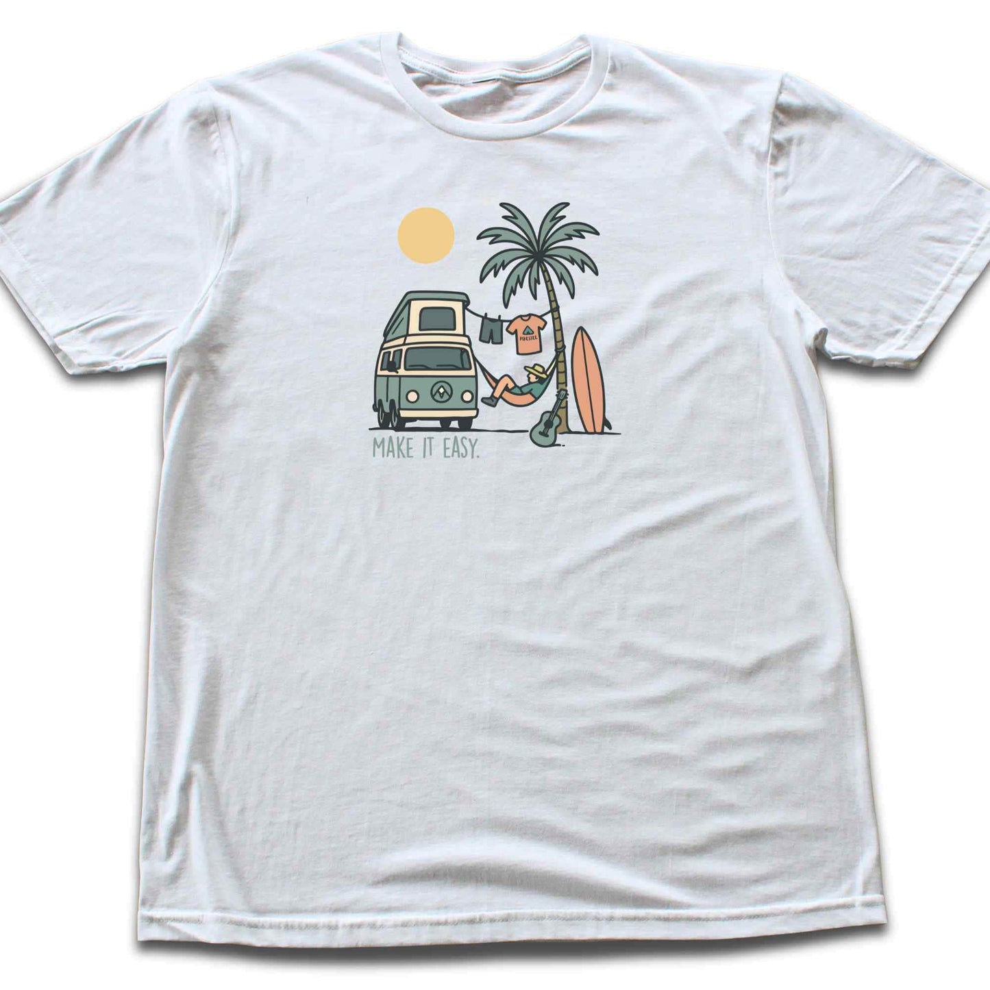 Make it Easy Van Beach T-shirt