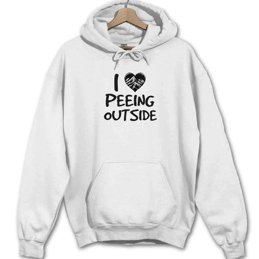 Peeing Outside Hoodie