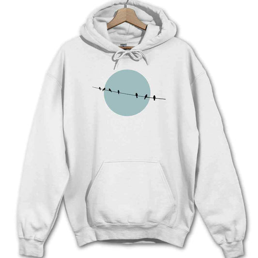 Bird Line And Sun Hoodie