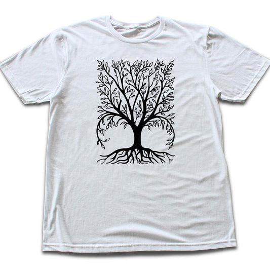 Squared Tree and Roots T-shirt