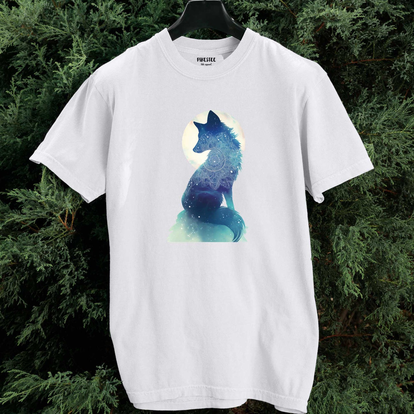 Mandala Fox Moon T-shirt