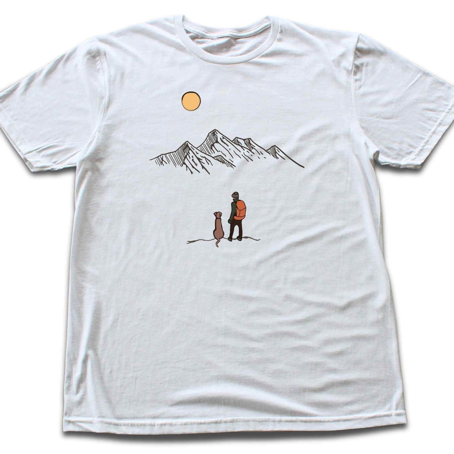 Hike With The Dog (Man) T-shirt