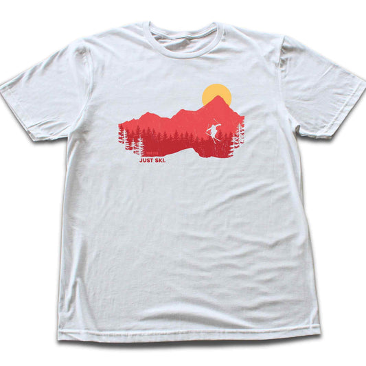 Just Ski Jump Landscape T-shirt