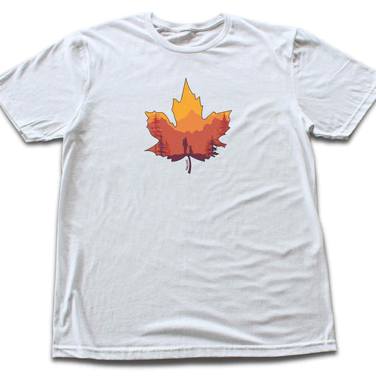 Girl And Dog Autumn Leave T-shirt