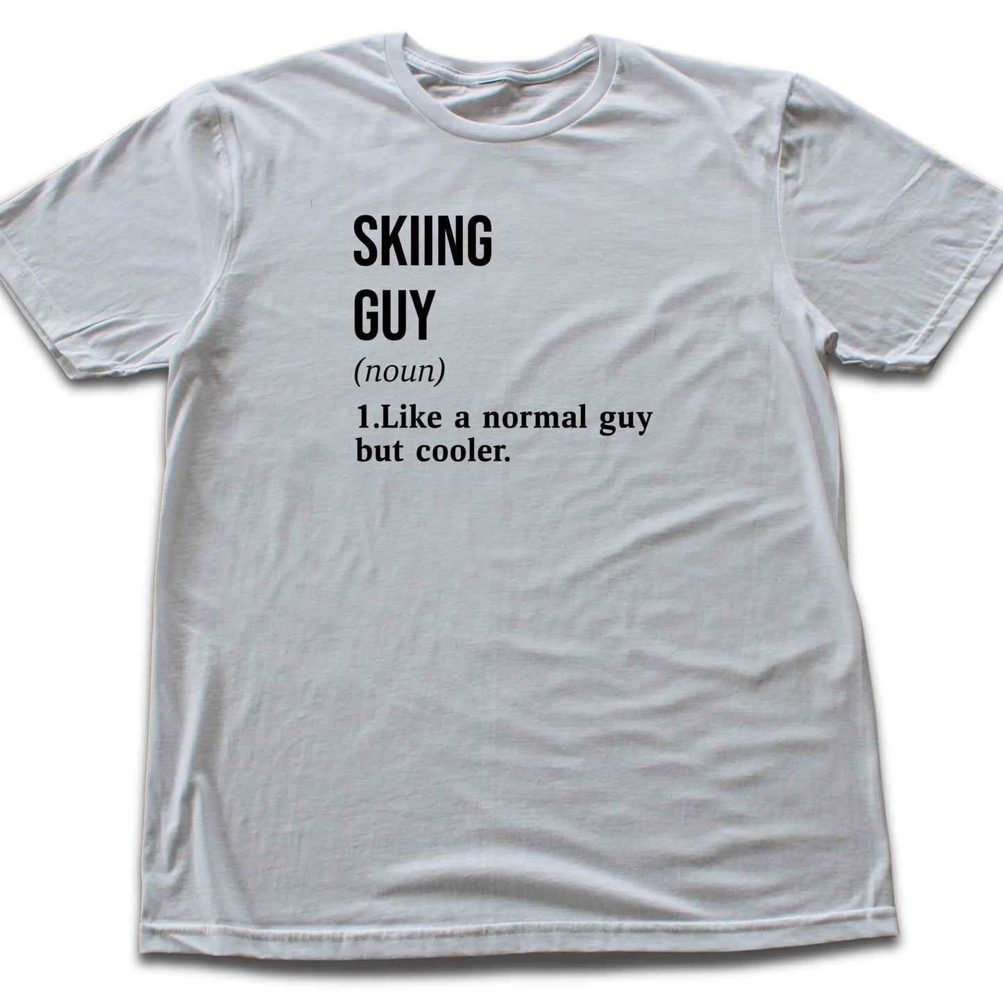 Skiing Guy Definition T-shirt