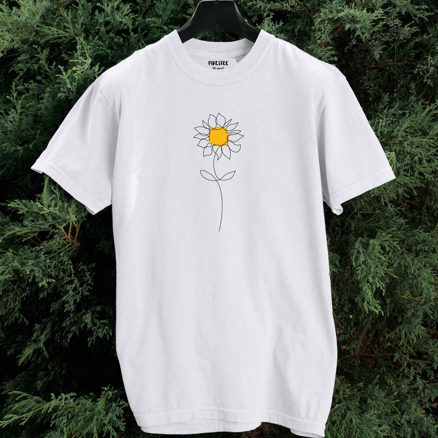 Sunflower Line art T-shirt