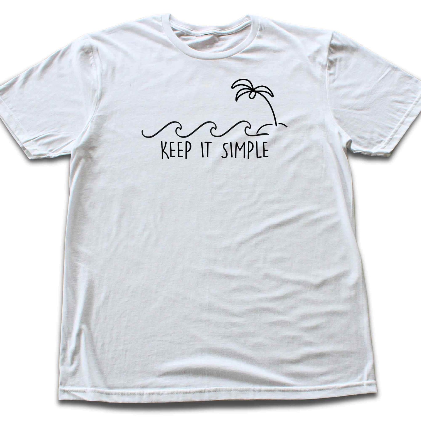 Keep It Simple Beach Graphic T-shirt