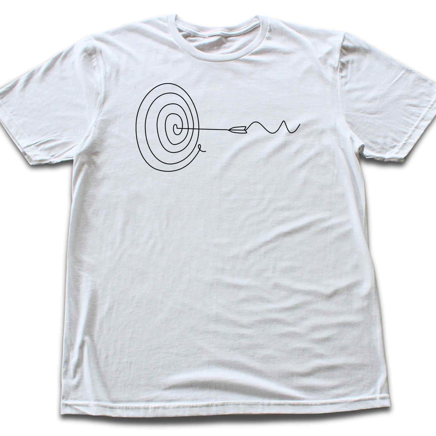 Target and Arrow Line Art T-shirt