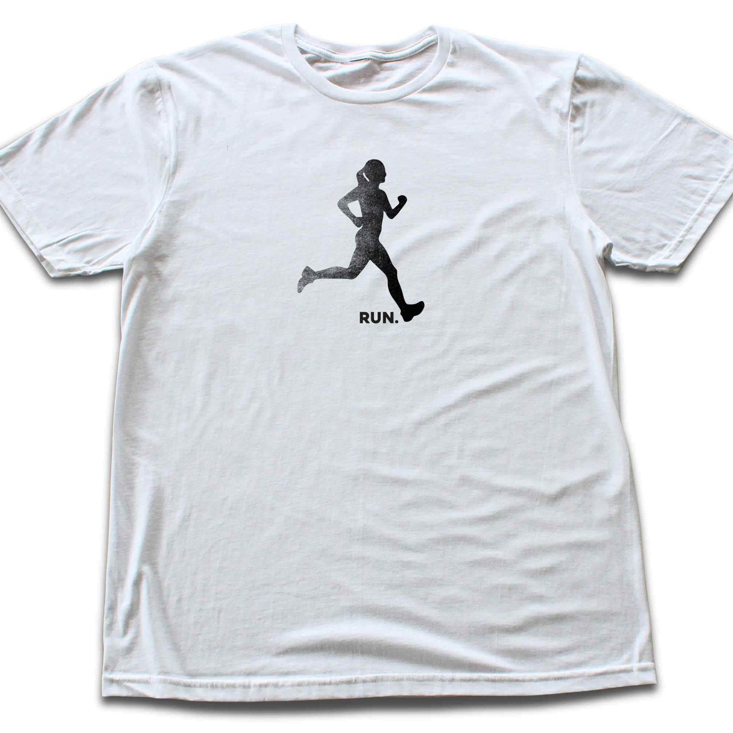 Run, Girl Silhouette T-shirt