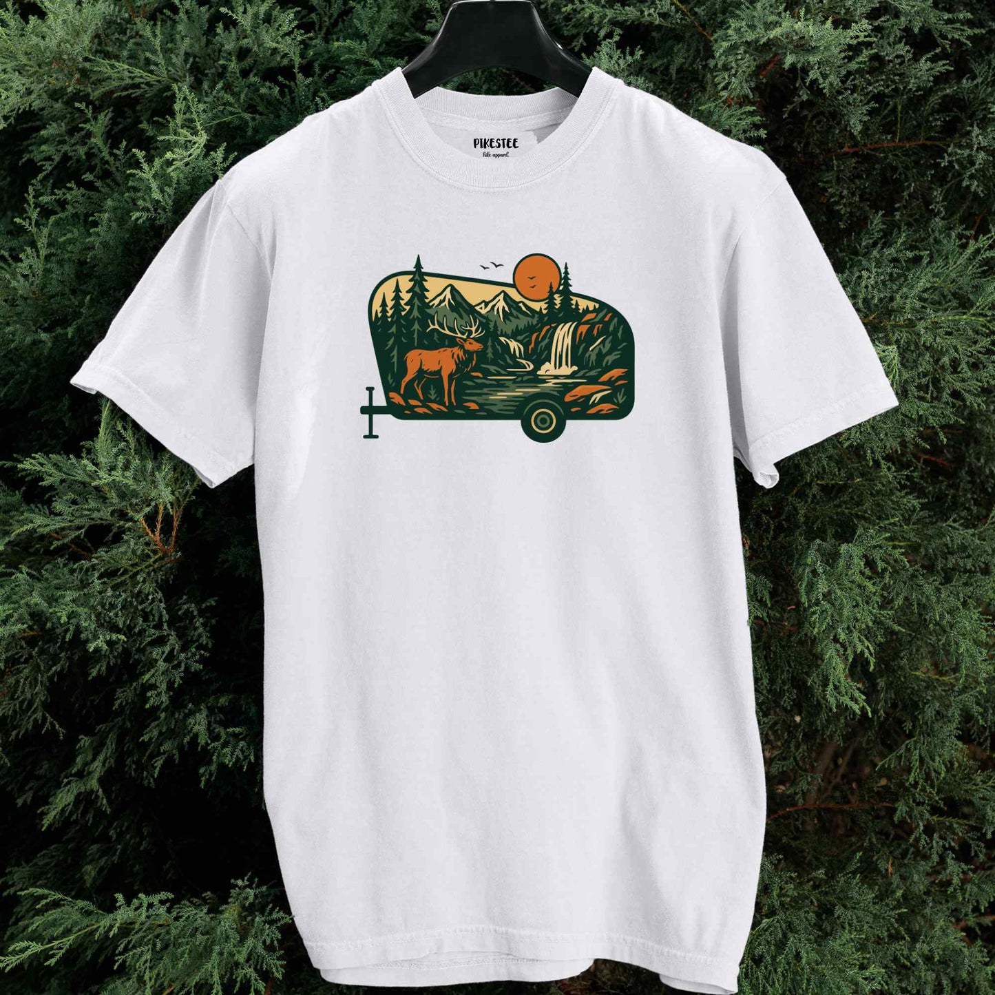 Caravan Deer Landscape T-shirt