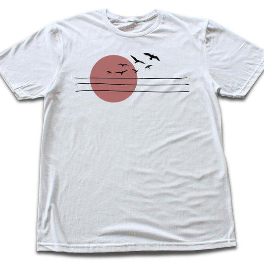 Power Lines And Sun T-shirt