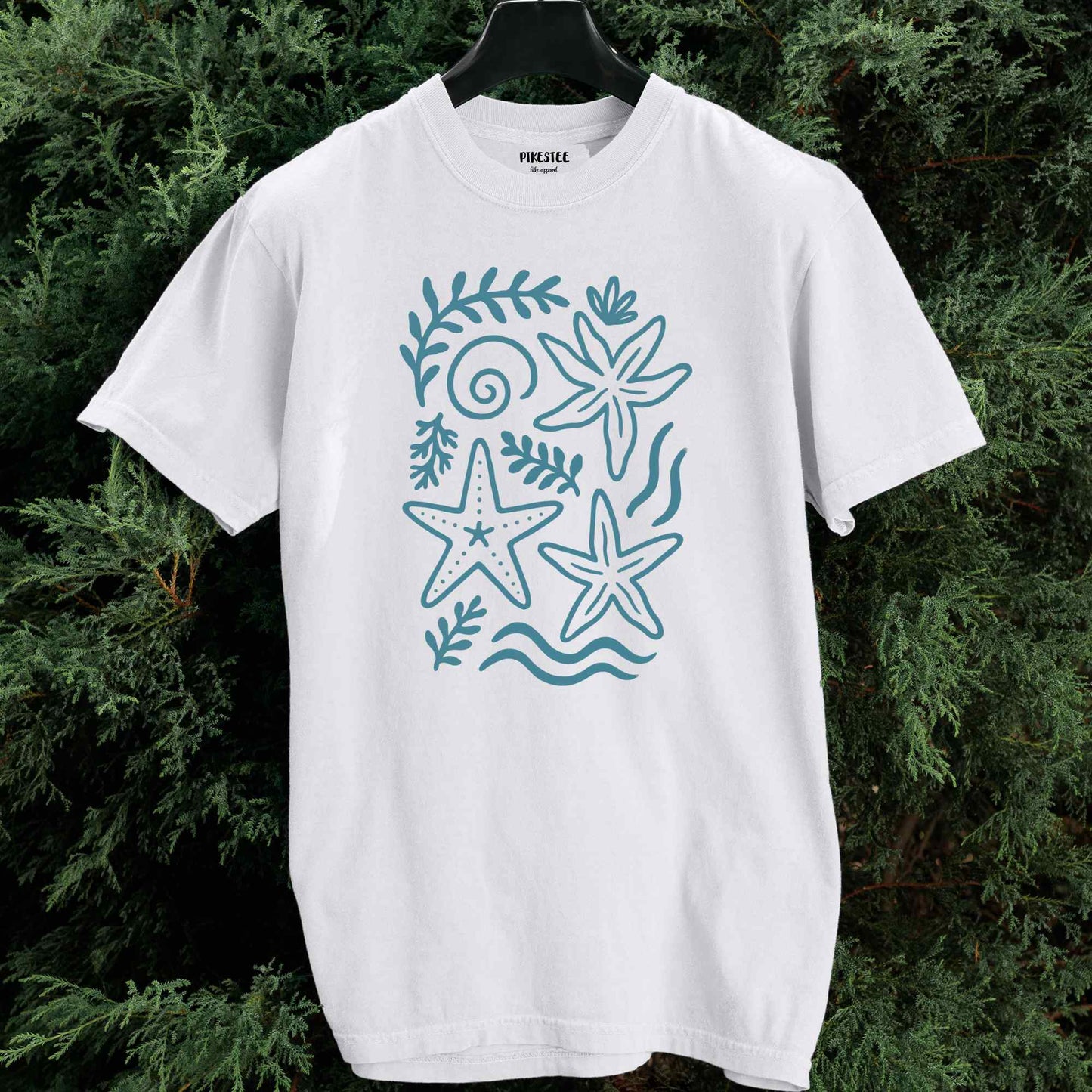 Floral Ocean Elements T-shirt