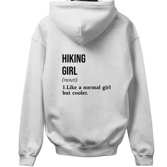 Hiking Girl Definition Back-Print Hoodie