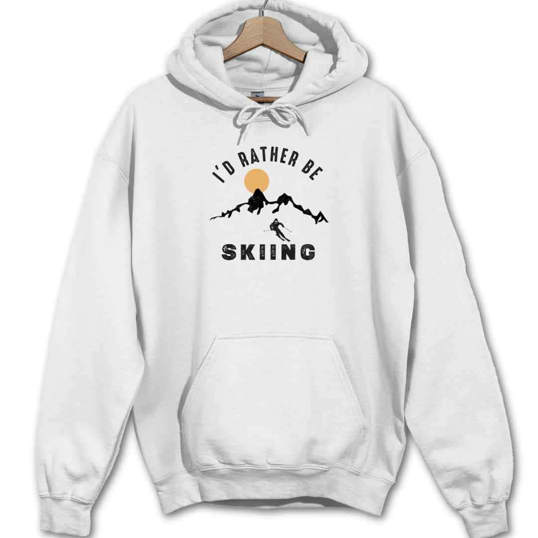 I'd Rather Be Skiing Hoodie