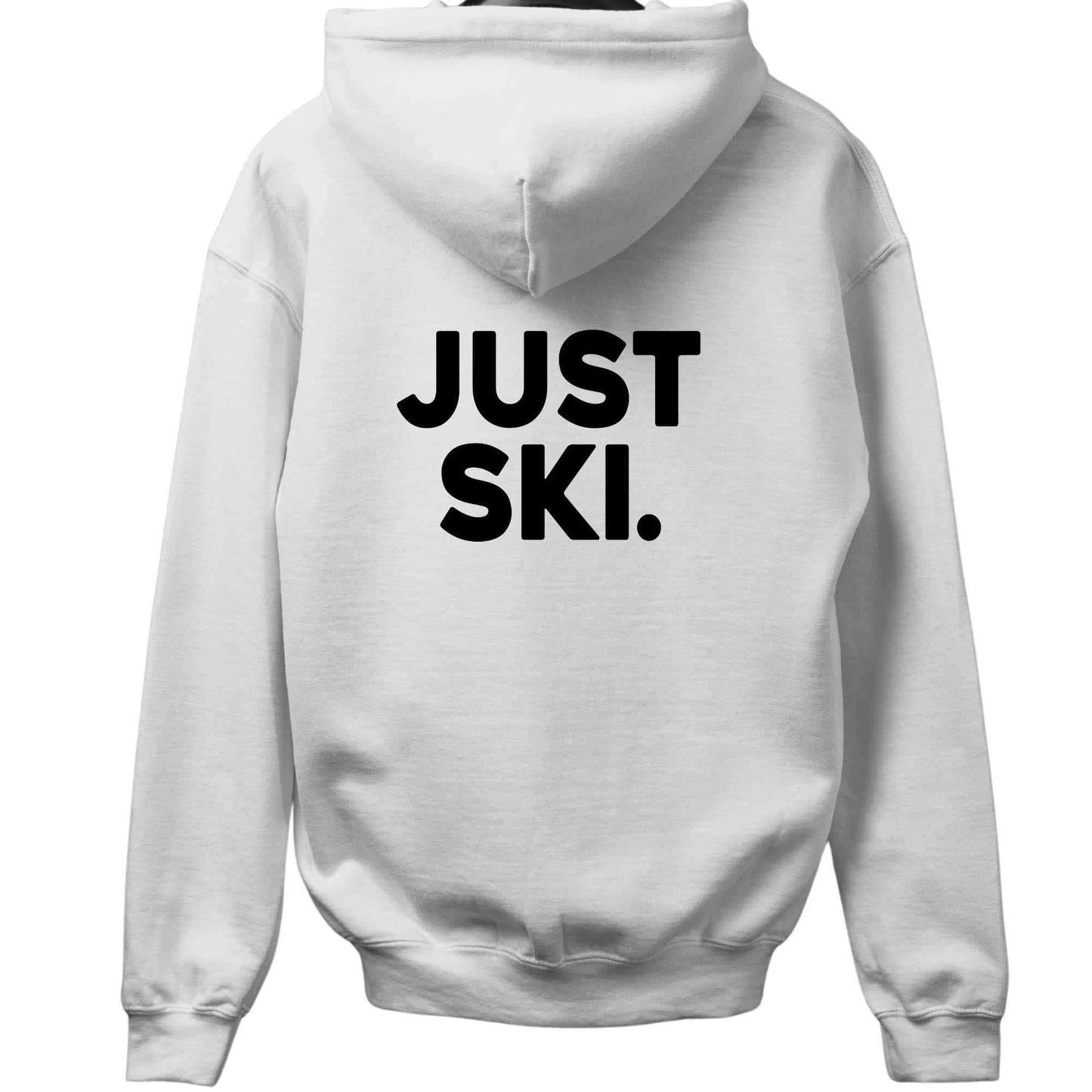 Just Ski Back-Print Hoodie