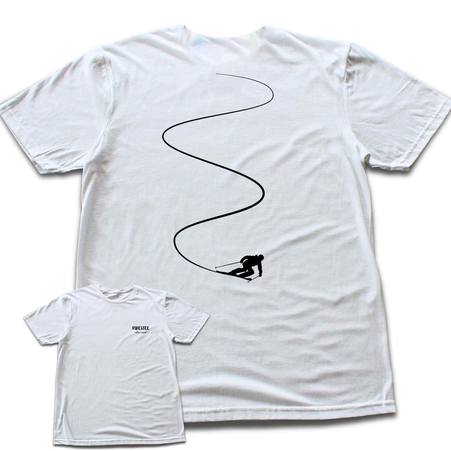 Back Print Ski Slalom T-shirt