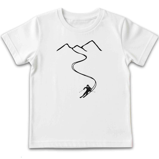 Ski Path Kids T-Shirt