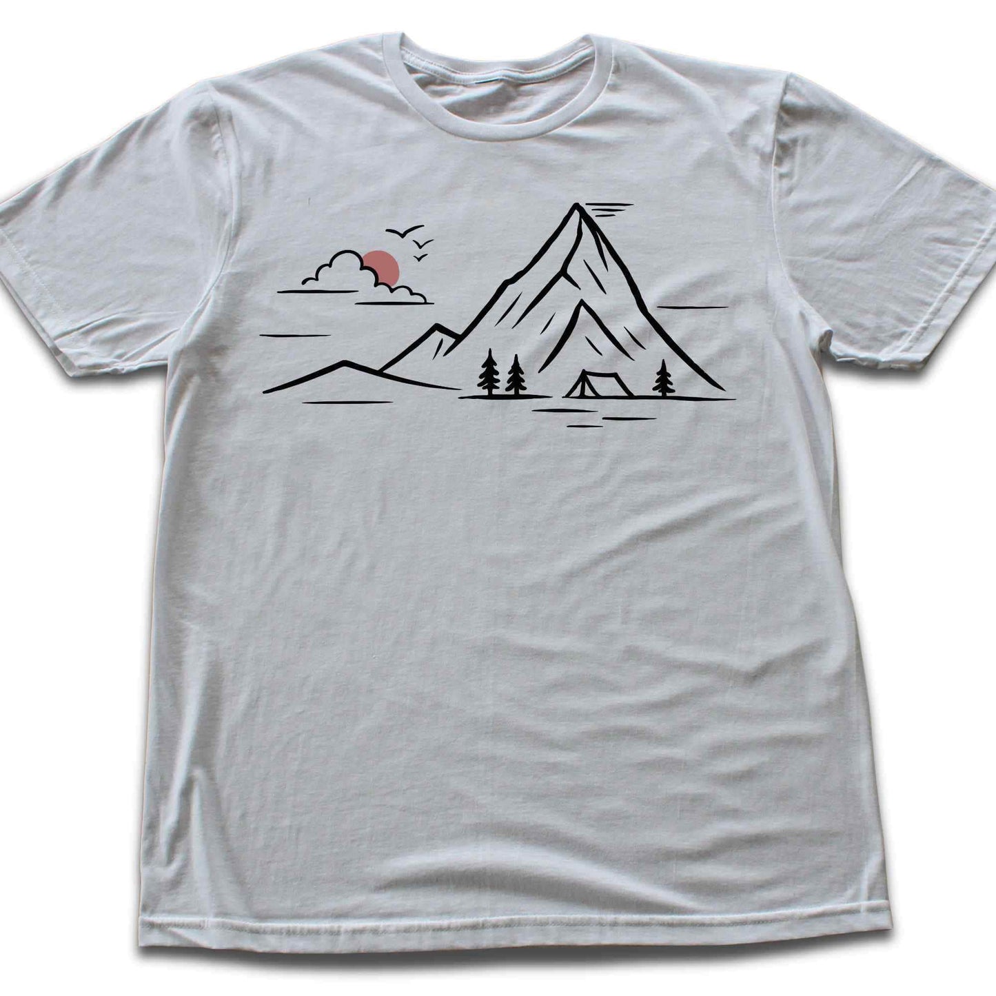 Minimalist Mountain Landscape T-shirt