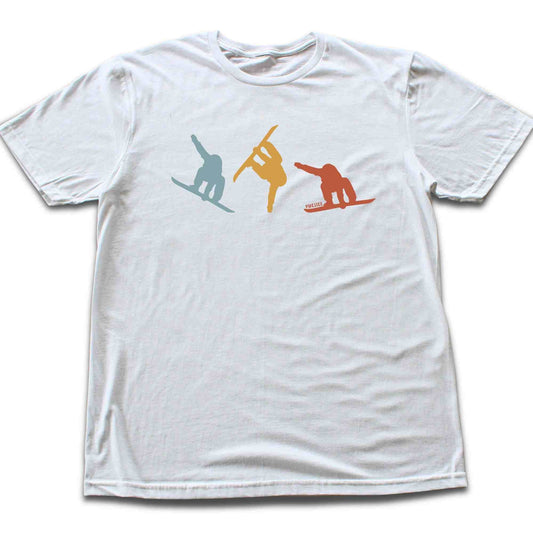 3 Snowboarder Colors T-shirt