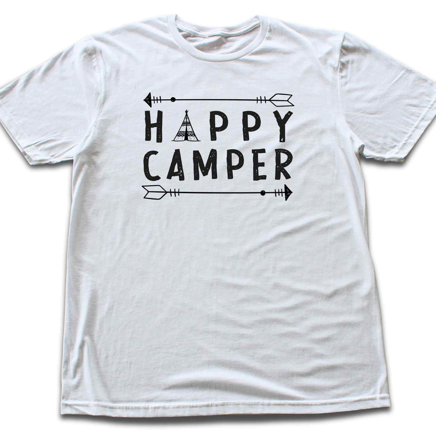 "Happy Camper Arrows" graphic T-shirt