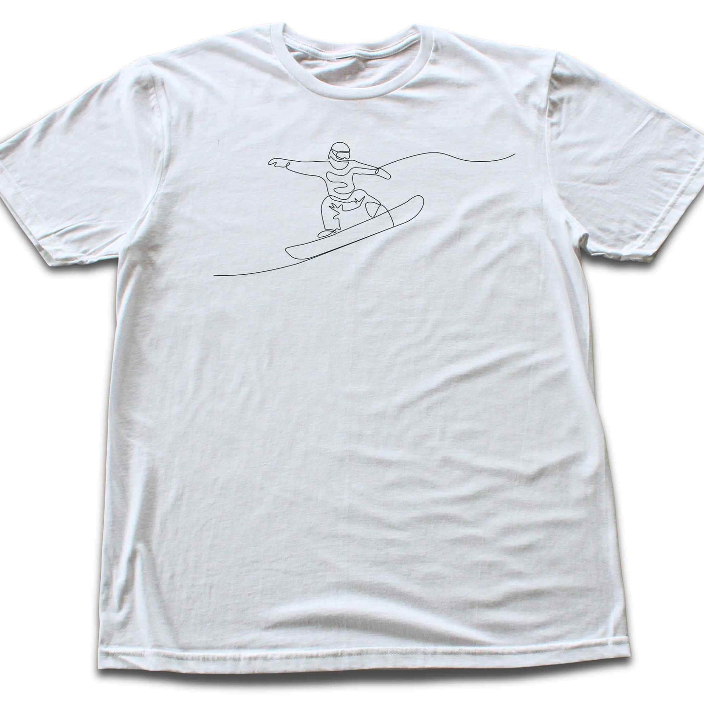 Snowboard Line Art T-shirt