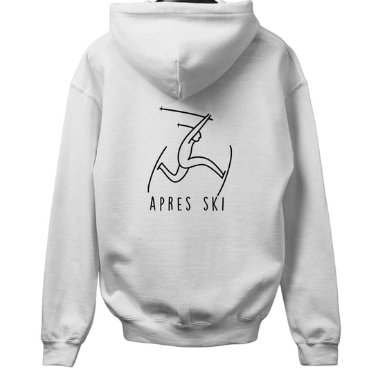 Cartoon Apres Ski Back-Print Hoodie