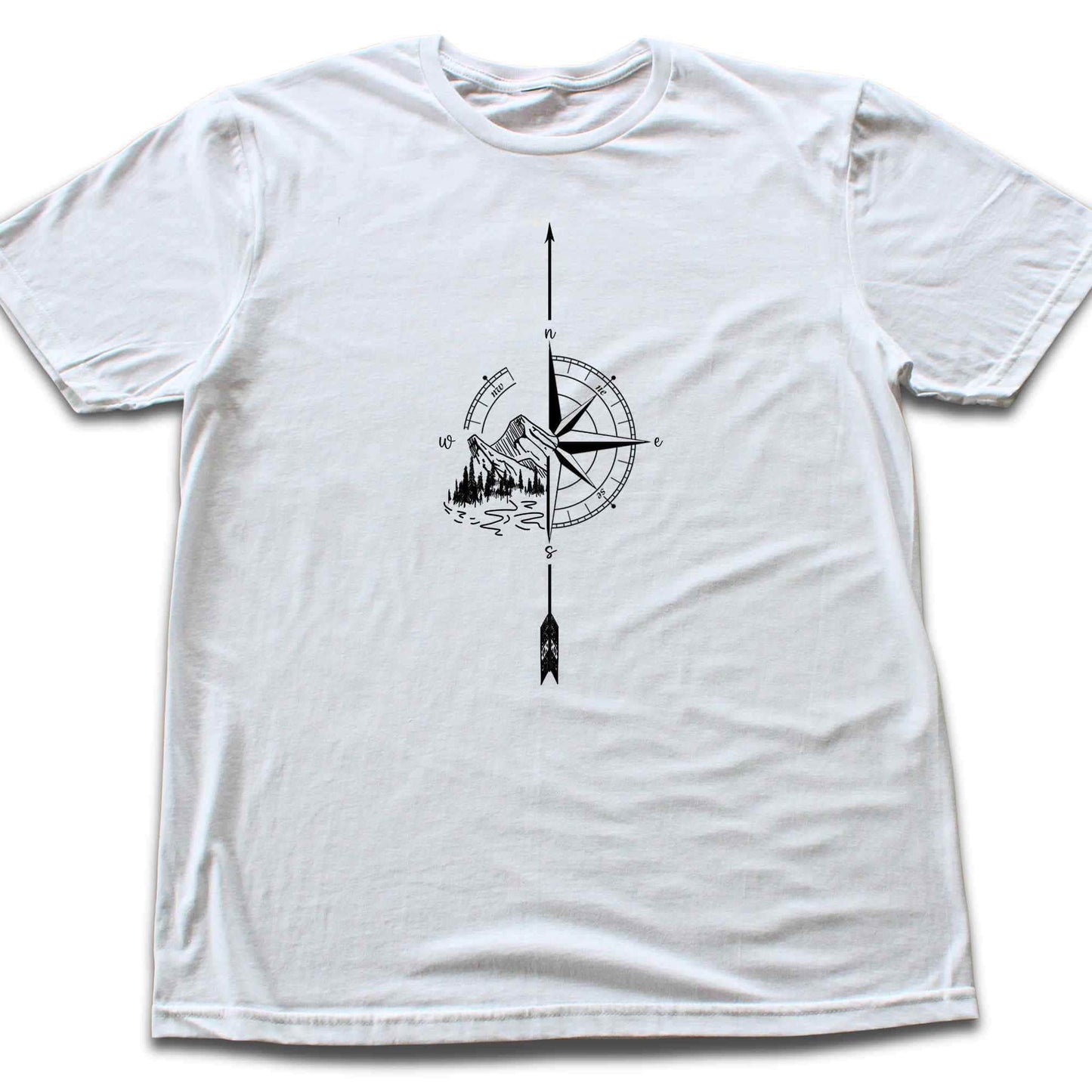 Arrow Compass and mountain T-shirt