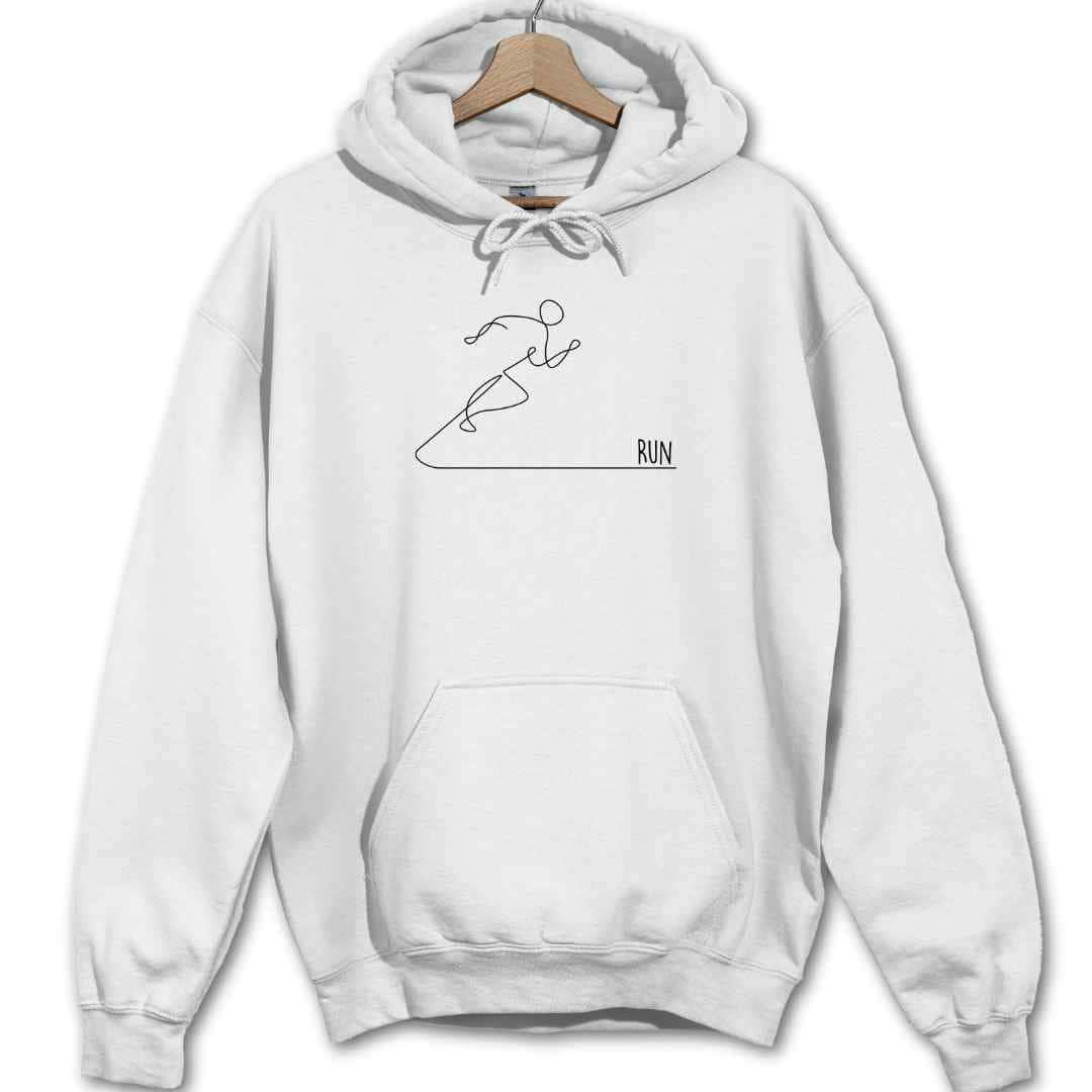 Run Line Art Hoodie