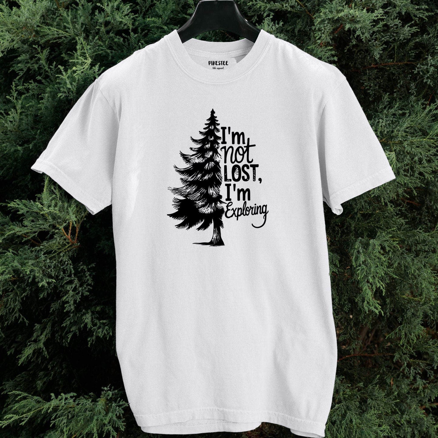 "I'm Not Lost, I'm Exploring" graphic T-shirt