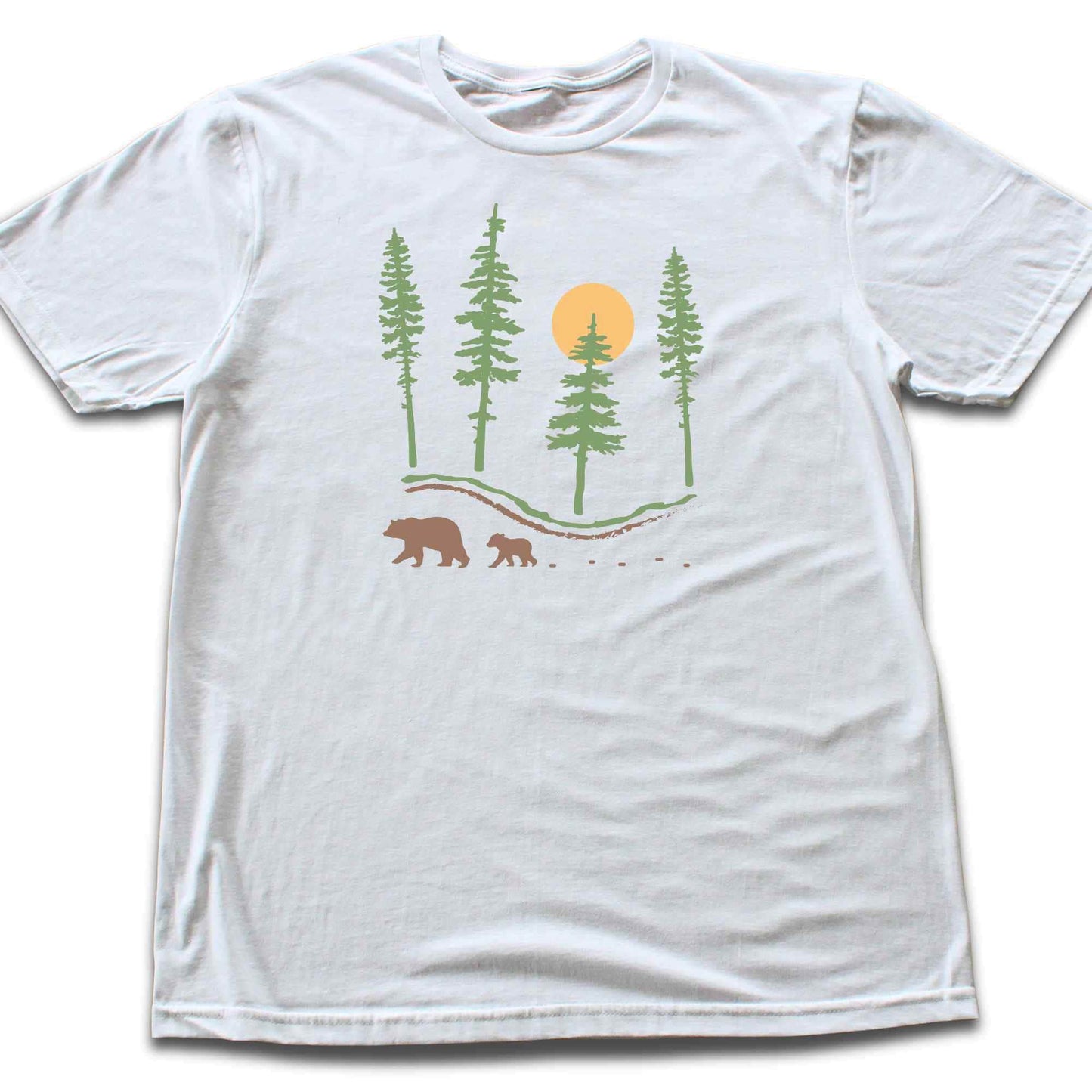 Bear Family Path T-shirt