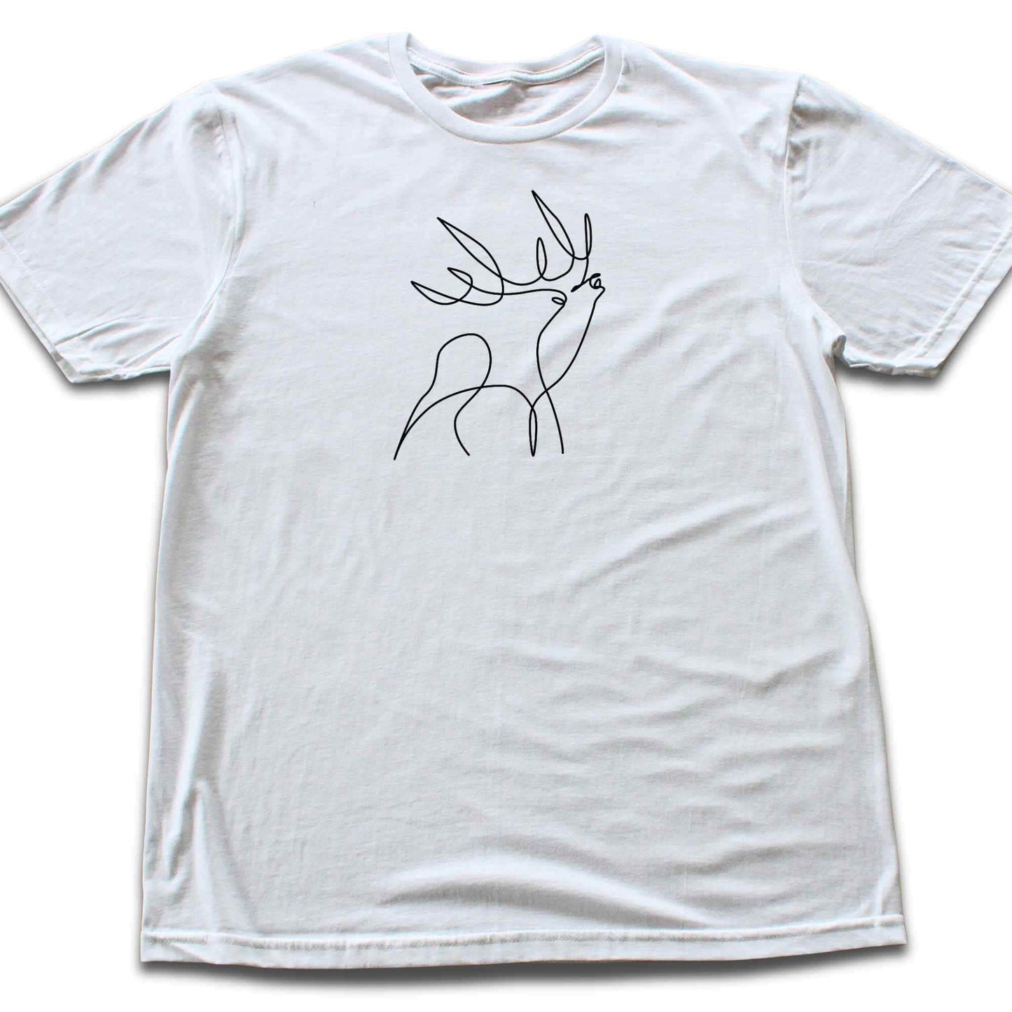 Line Art Deer T-shirt
