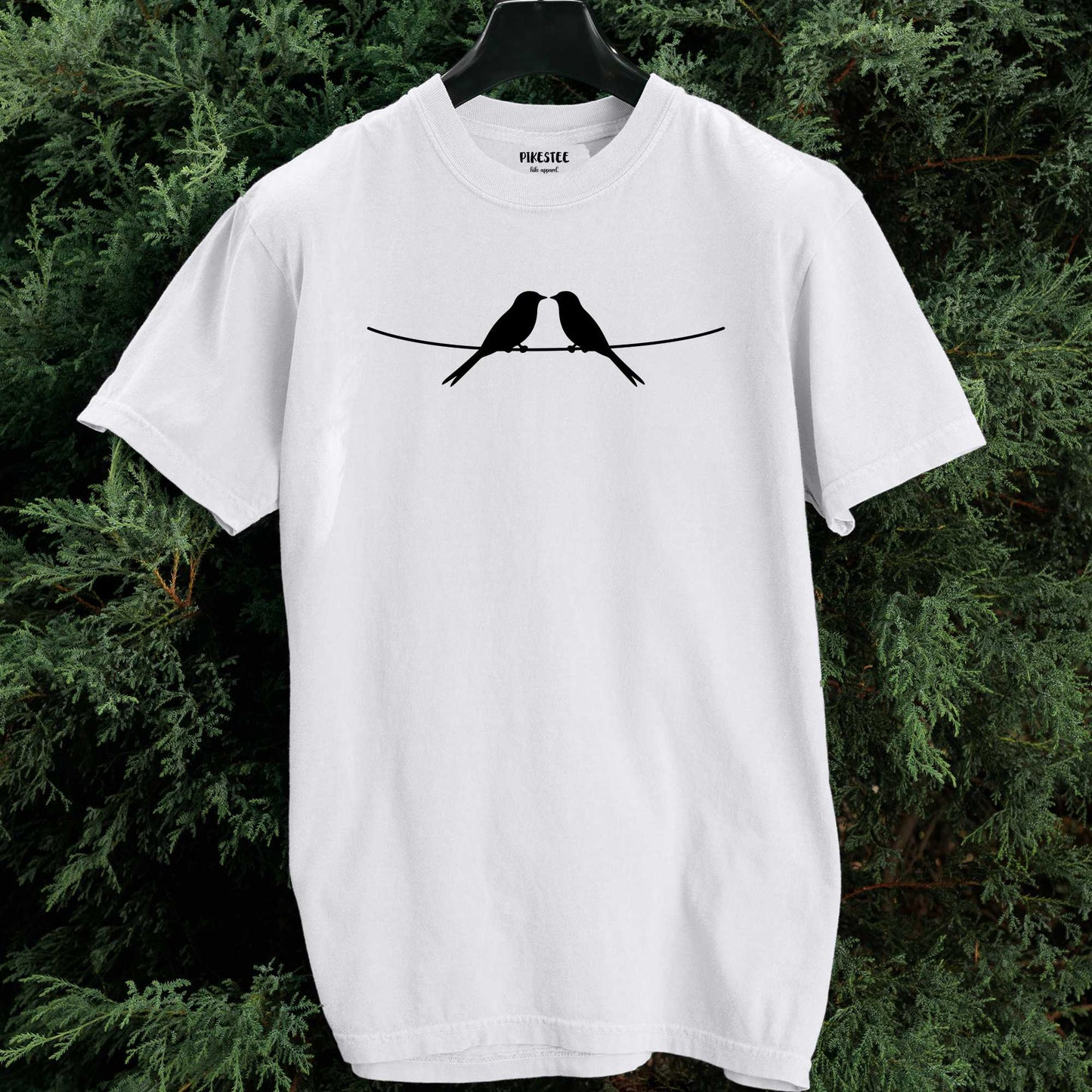 Hanging Birds Couple T-shirt