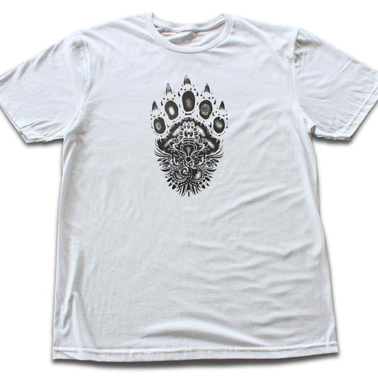Bear FootPrint Mandala T-shirt