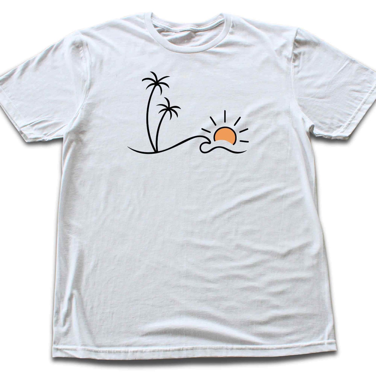 Miniamlist Beach Landscape T-shirt
