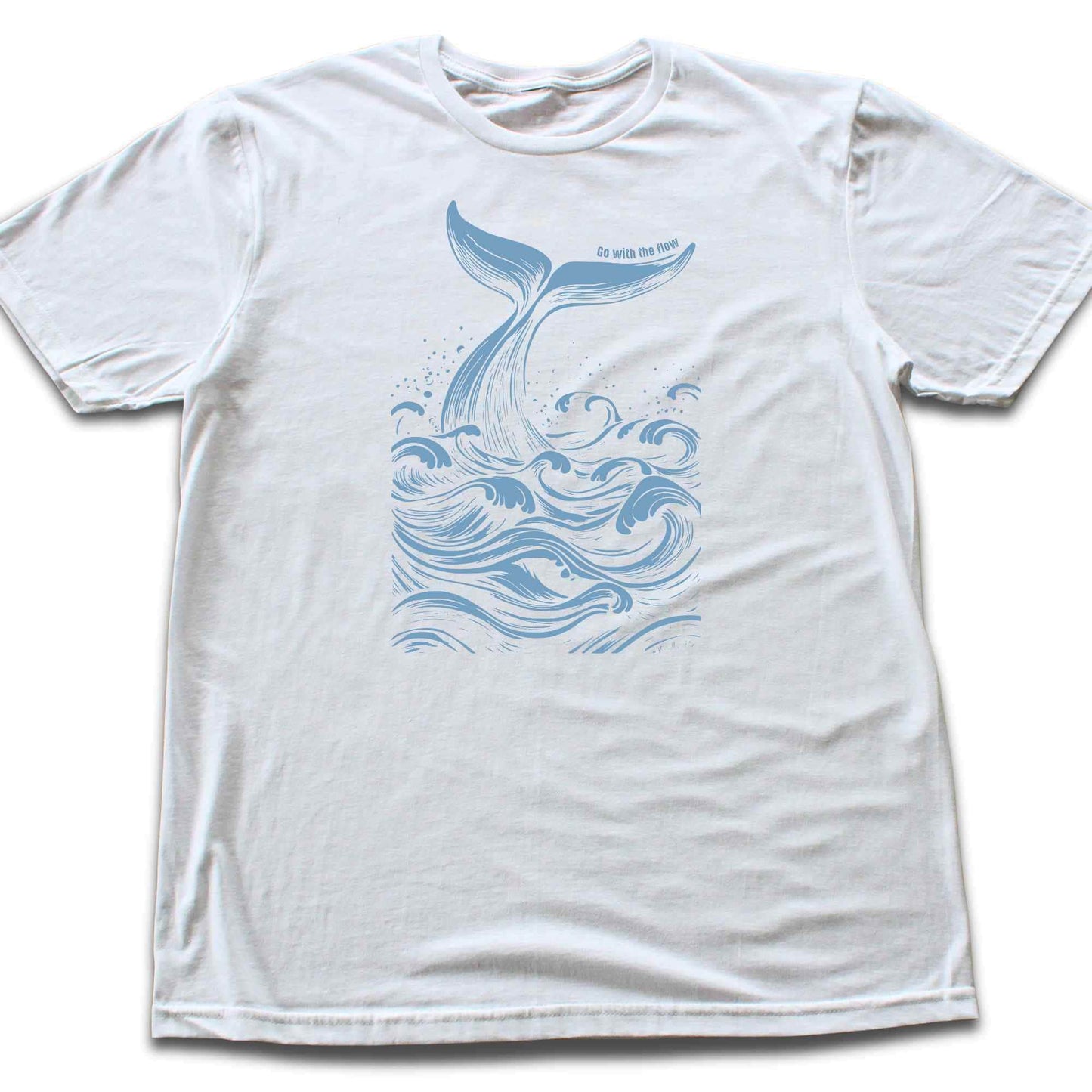 Whale, Go With The Flow T-shirt