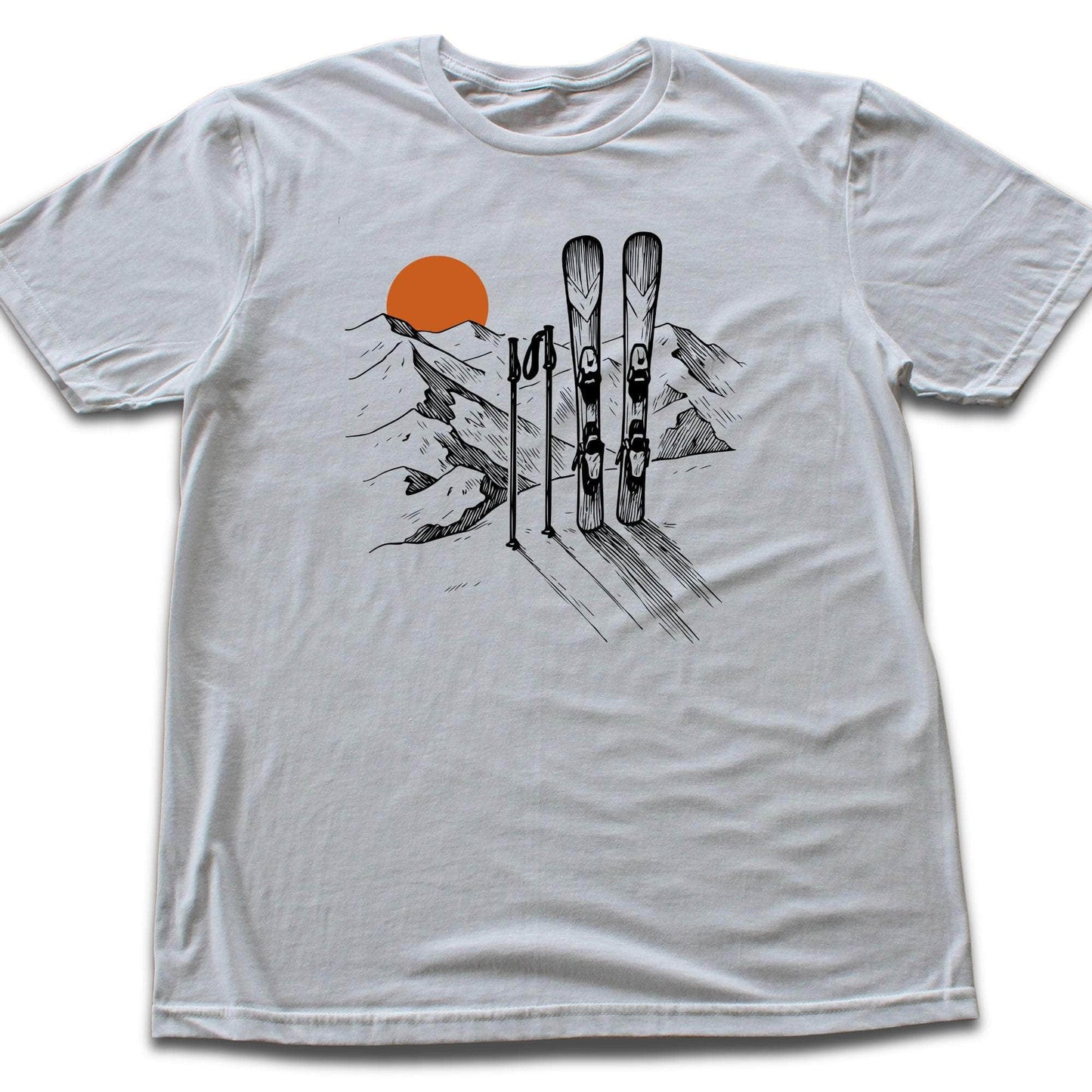 HandDrawn Ski Landscape T-shirt