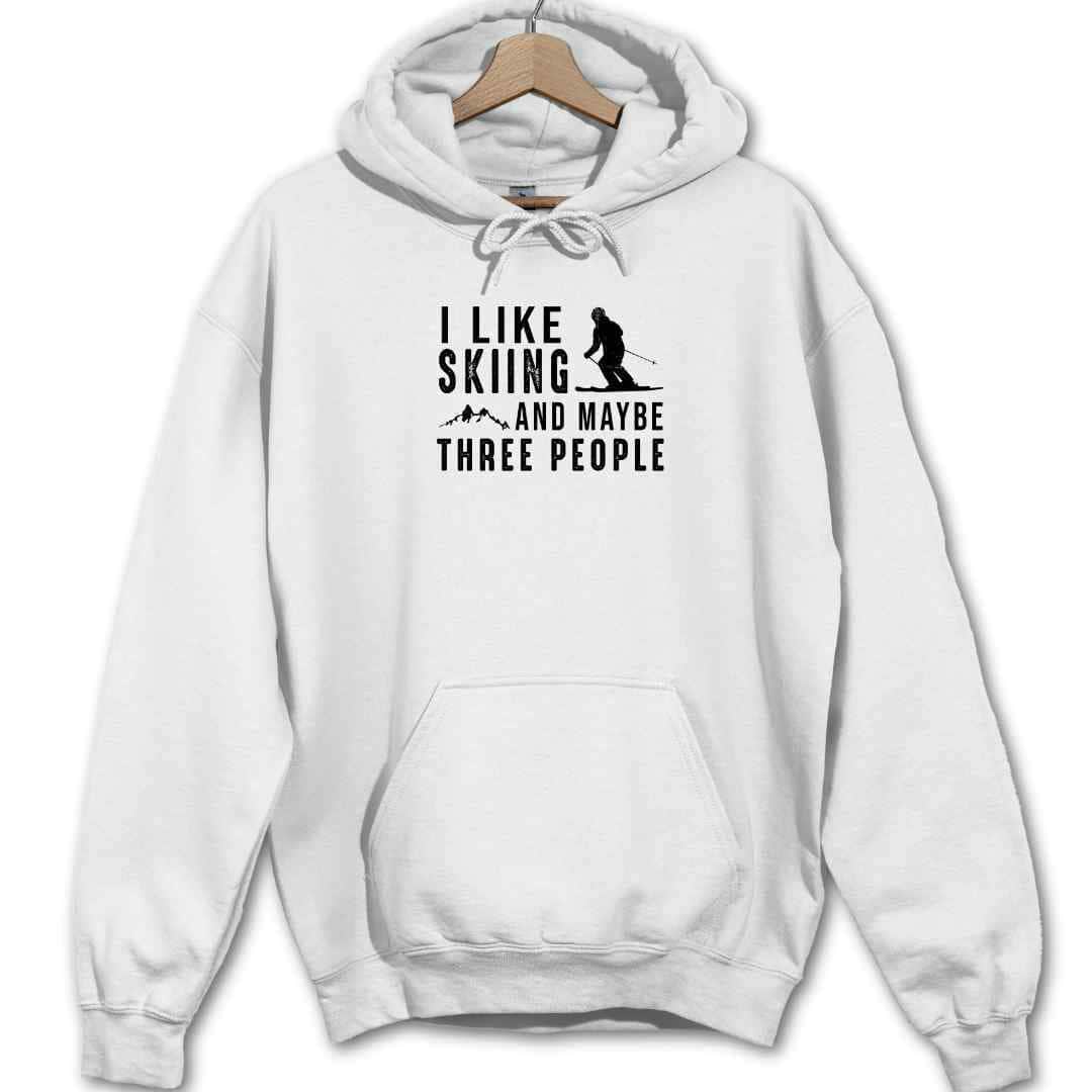 I Like Skiing Hoodie