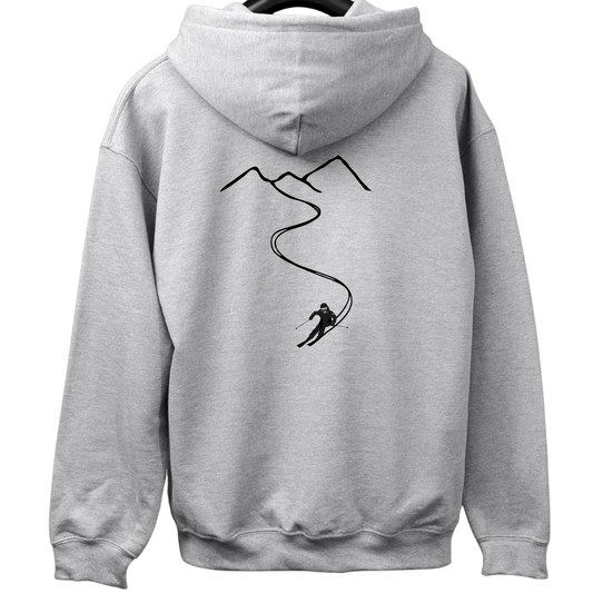 Ski Path Back-Print Hoodie