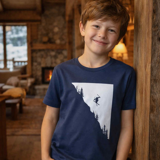 Ski Jump Kids T-Shirt