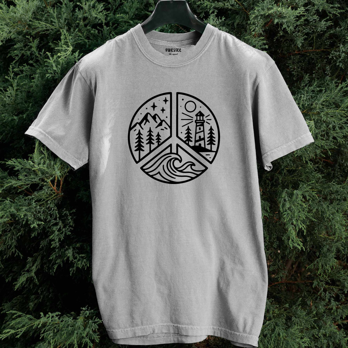 Peace Sign Lighthouse T-shirt