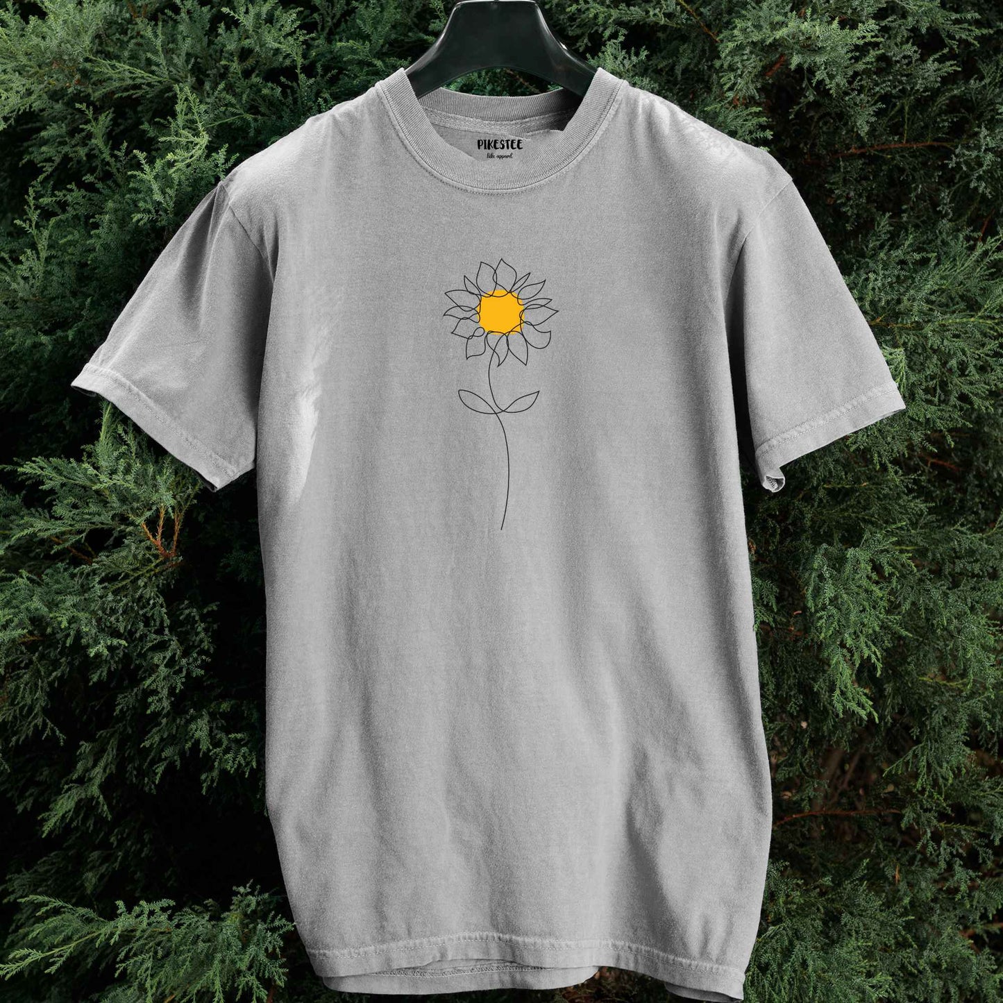 Sunflower Line art T-shirt