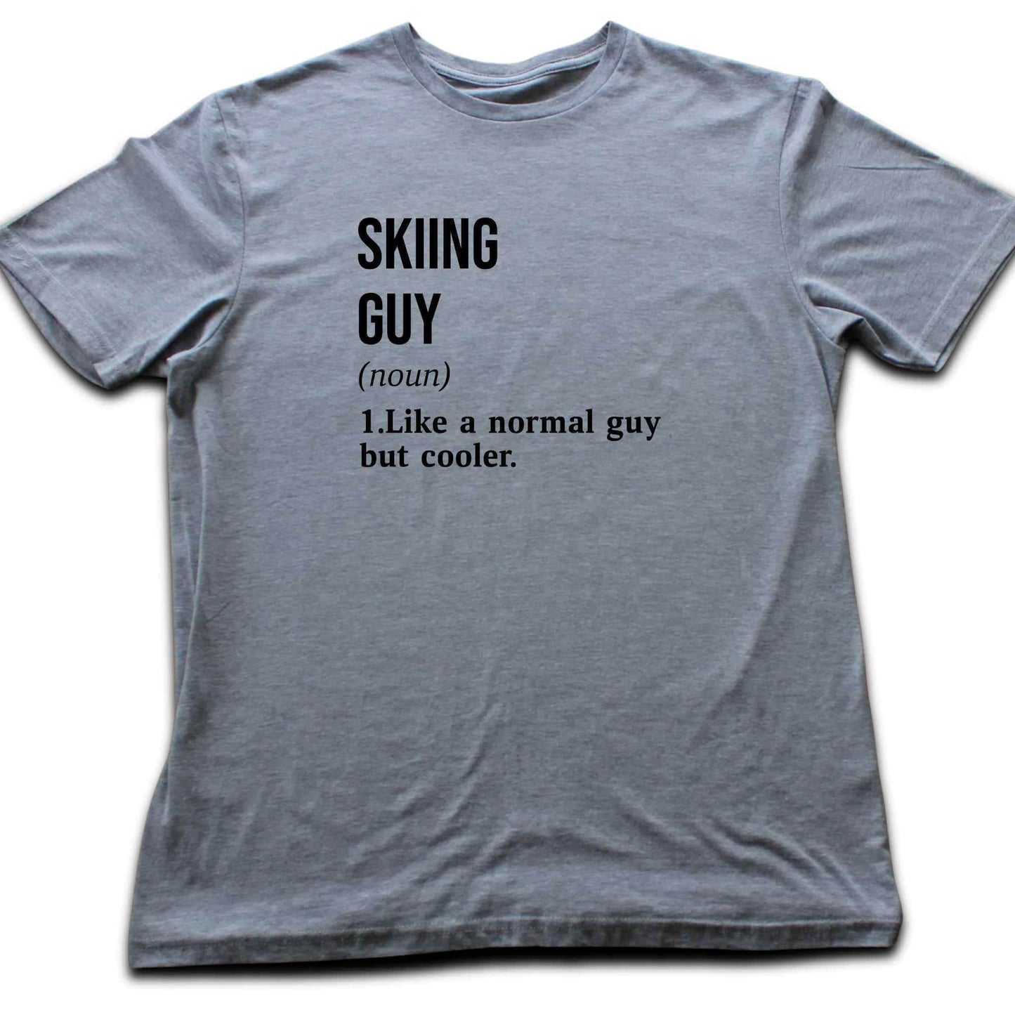 Skiing Guy Definition T-shirt