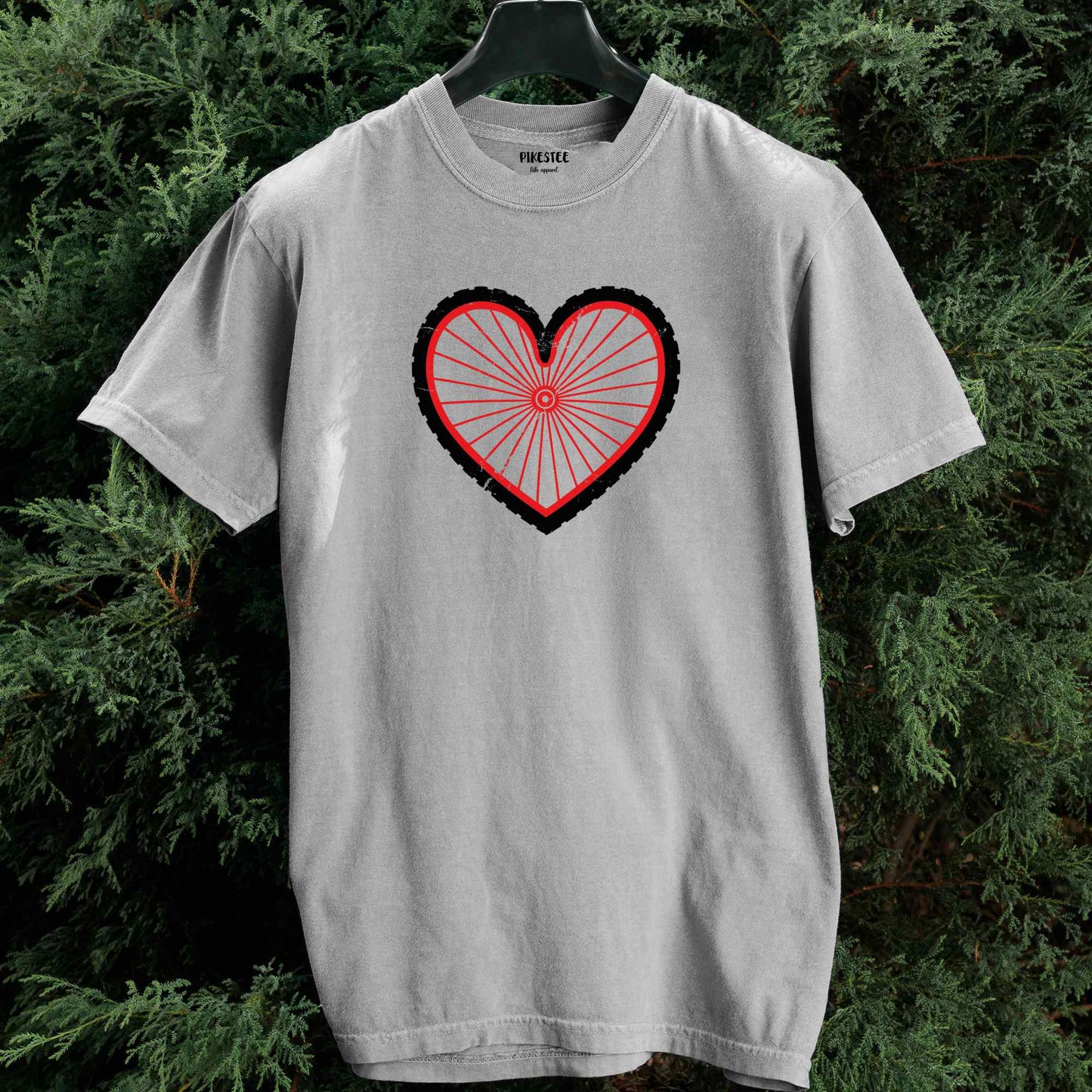 Bike Wheel Heart T-shirt