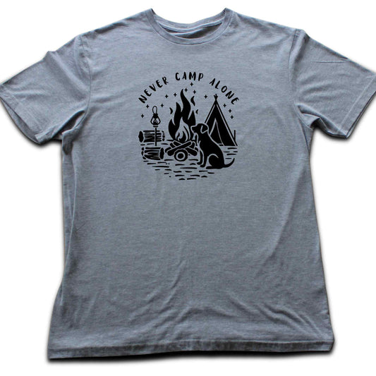 Never Camp Alone Silhouette T-shirt